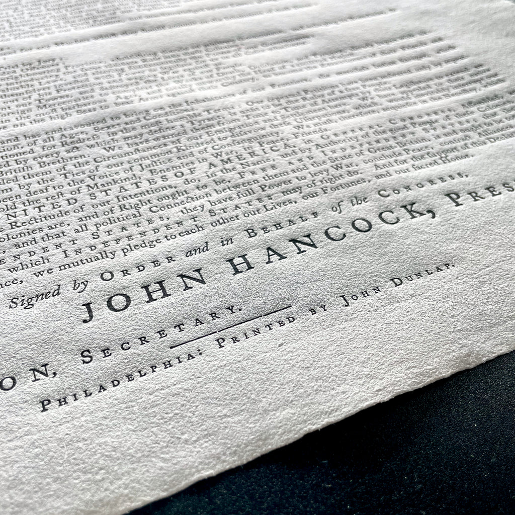 The Declaration of Independence, Dunlap Broadside